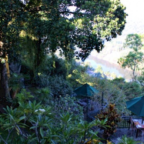 Blick vom Hotel in Kandy
